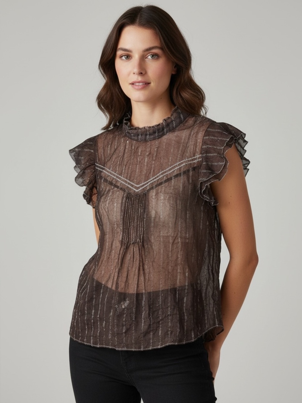 Veronica Beard / NWT Luciana silk blend blouse